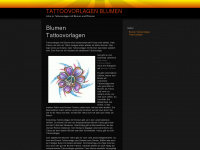 tattoovorlagenblumen.wordpress.com Webseite Vorschau
