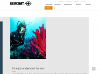 beuchat-diving.com Webseite Vorschau
