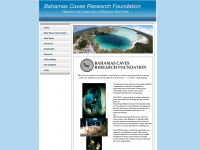 bahamascaves.com Webseite Vorschau