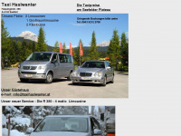 taxi-seefeld.at Webseite Vorschau