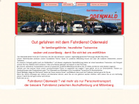 taxi-odenwald.de Webseite Vorschau