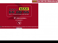 taxi66-oldenburg.de Webseite Vorschau