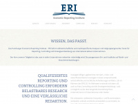 e-r-i.de Webseite Vorschau