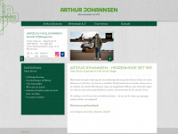 arthur-johannsen.de Webseite Vorschau