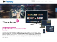 tvfactory.ch Webseite Vorschau