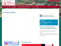 garching1100.de Webseite Vorschau
