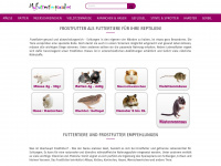 myfuttertierparadies.de Webseite Vorschau