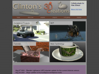 clintons3d.com Webseite Vorschau