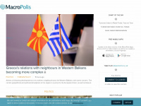macropolis.gr Webseite Vorschau