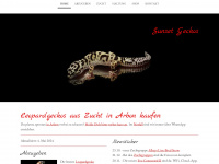 sunsetgeckos.ch Webseite Vorschau