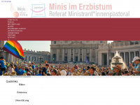 minis-im-erzbistum.de Webseite Vorschau