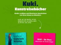 kuki-kunstreisebuch.de Webseite Vorschau