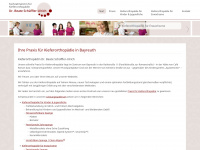 zahnspange-bayreuth.com Webseite Vorschau