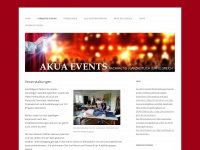 akua-events.at Webseite Vorschau
