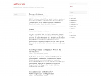 satzwerker.wordpress.com Webseite Vorschau