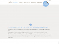 primcom.com Webseite Vorschau