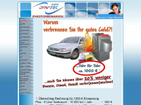 benzin-sparen.eu Webseite Vorschau