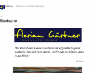 floriangaertner.org Webseite Vorschau