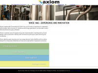 axiom.at Webseite Vorschau