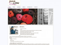 strick-chic.de Webseite Vorschau