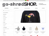 go-shredshop.com Webseite Vorschau
