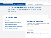 civitas.eu Webseite Vorschau