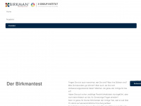 birkman.info Webseite Vorschau