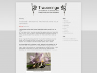 trauerringe.blogspot.com Webseite Vorschau