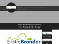 elektro-bronder.de Webseite Vorschau