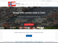norvegu24.lt Webseite Vorschau