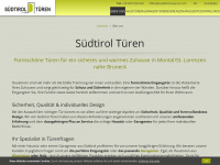 suedtirol-tueren.com Webseite Vorschau