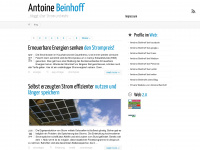 antoine-beinhoff.de Webseite Vorschau