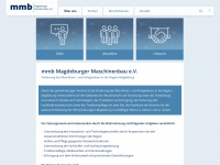 maschinenbauverein-magdeburg.de Webseite Vorschau