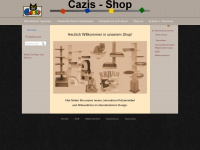 cazis-shop.de Webseite Vorschau