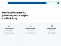 k2.cz Webseite Vorschau