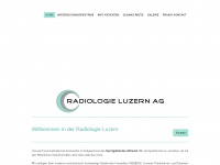 radiologie-luzern.ch Webseite Vorschau
