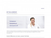 bettinaalmberger.com Webseite Vorschau
