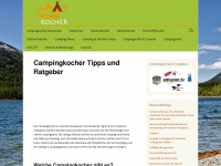 campingkocher-test.net Webseite Vorschau