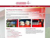 first-responder-ranoldsberg.de Webseite Vorschau