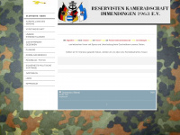 reservisten-immendingen.de Webseite Vorschau
