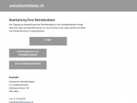 swisshoteldata.ch Webseite Vorschau