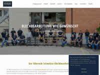 emde-blechfabrik.ch Webseite Vorschau
