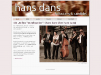 hansdans.de Webseite Vorschau