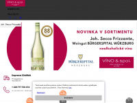 vinospol.cz Webseite Vorschau