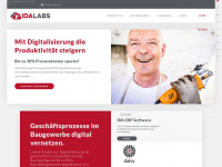 idalabs.de Webseite Vorschau