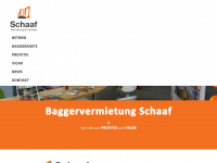 bagger-schaaf.de Webseite Vorschau