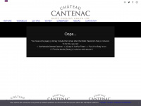 chateau-cantenac.fr Webseite Vorschau