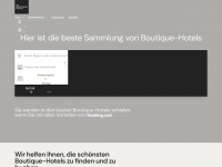 myboutiquehotel.com Webseite Vorschau