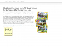kita-spatzennest-foerderverein.de Webseite Vorschau