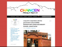 chancen-nepal.de Webseite Vorschau